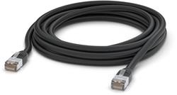 Ubiquiti Patch kabel, venkovní, STP, Cat.5e, 5m, černá
