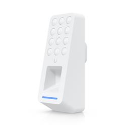 Ubiquiti UniFi Access G3 Fingerprint, vnitřní/venkovní NFC čtečka s podporou otisku prstu a klávesnicí, bílý