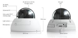 Ubiquiti UniFi AI Dome – 4K kopulová AI kamera, bílá