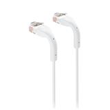 Ubiquiti UniFi Patch Cable, Ultra tenký patch kabel s podporou 10 GbE, 0.2m, bílá, 24-pack