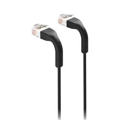 Ubiquiti UniFi Patch Cable, Ultra tenký patch kabel s podporou 10 GbE, 1m, černá, 10-pack