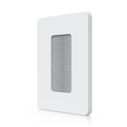 Ubiquiti UniFi Průchozí nástěnná krytka, univerzální s kartáčovým panelem a přetíratelným krytem