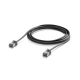Ubiquiti UniFi Venkovní patch kabel C6A, ultra tenký a odolný stíněný kabel pro 10 GbE, 3m, Černá