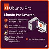 Ubuntu Pro Desktop + Support (24/7) - 1 roční licence