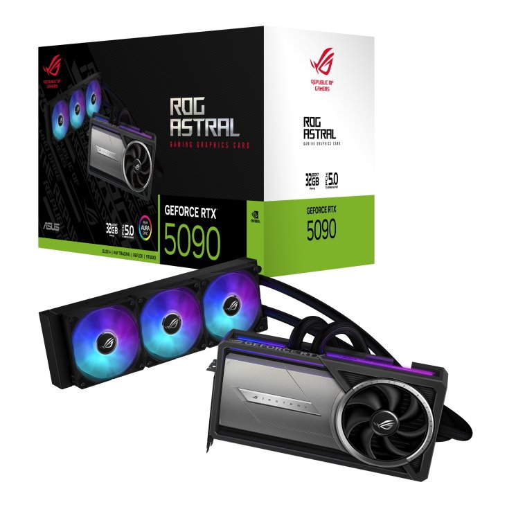 VGA ASUS ROG Astral LC GeForce RTX 5090 32GB GDDR7