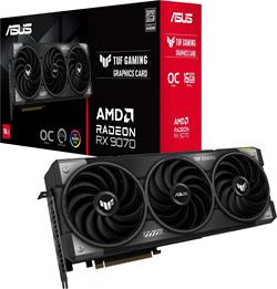 VGA ASUS TUF RX9070 OC GAMING 16GB/256-bit GDDR6 HDMI 3xDP