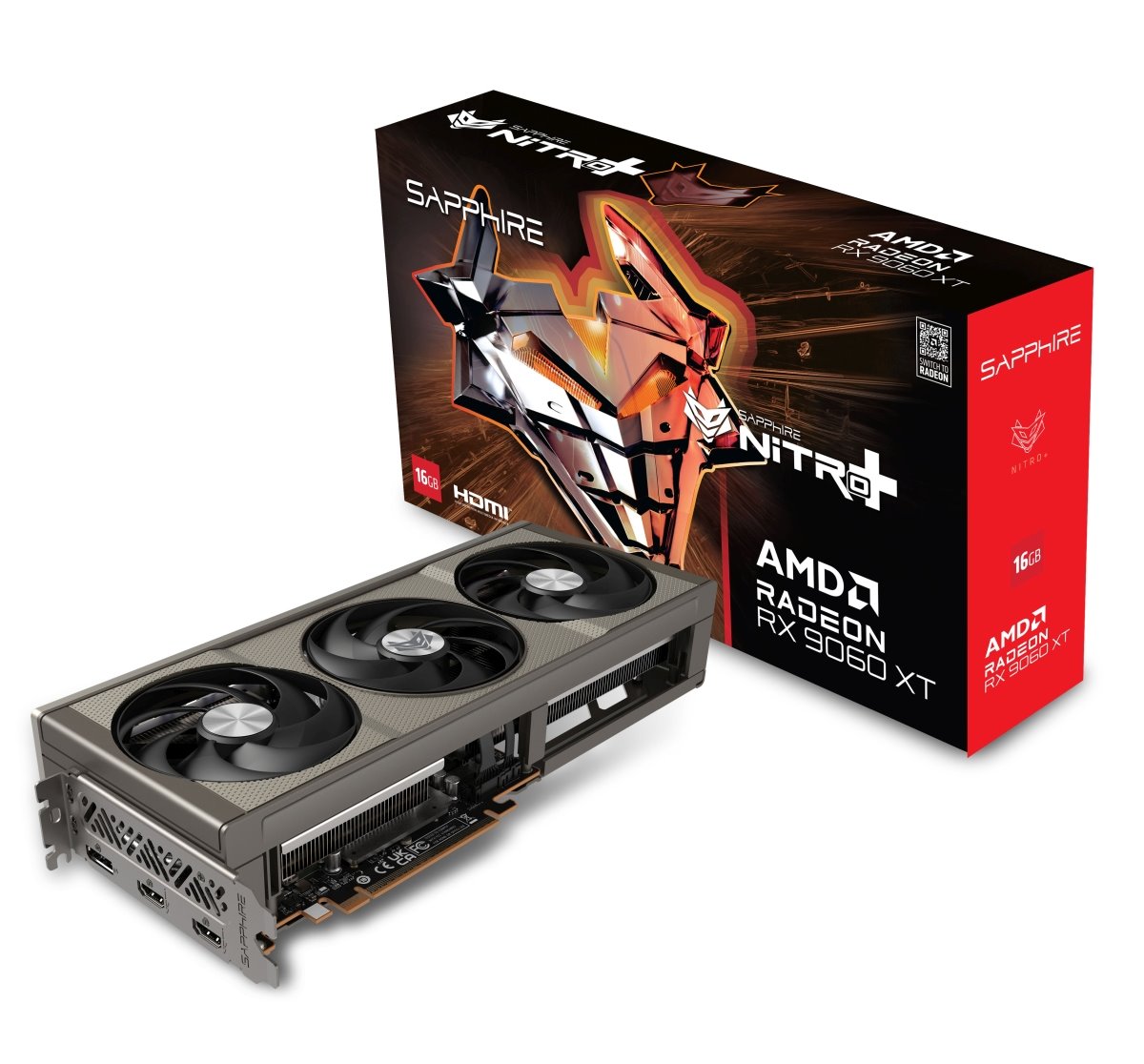 VGA SAPPHIRE NITRO+ AMD Radeon RX 9060 XT OC 16GB