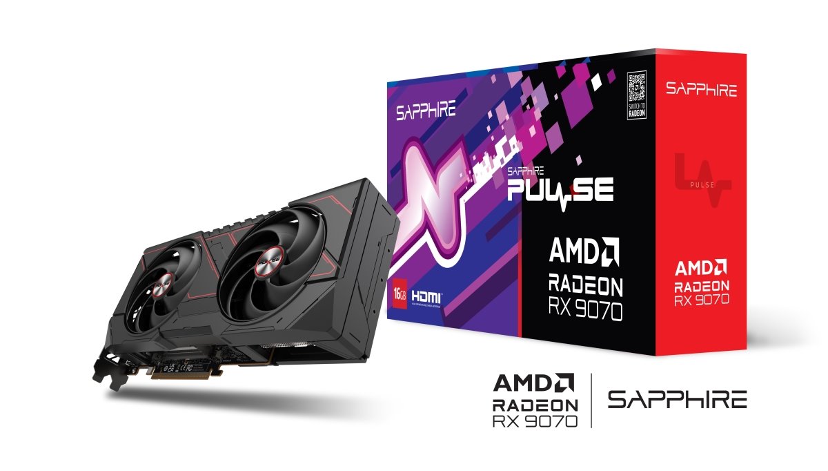 VGA SAPPHIRE PULSE AMD Radeon RX 9070 16GB