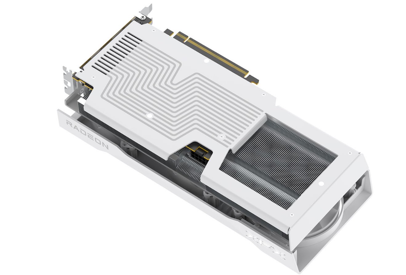 VGA XFX Swift AMD Radeon RX 9060 XT OC 16GB GDDR6, triple fan, white