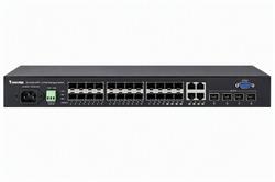 Vivotek AW-GTS-287A Switch, 24× GE + 4× 10G SFP+, L2+ management, rack 19", managed