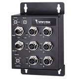 Vivotek AW-IHT-0602 průmyslový PoE Switch, 4× FE M12 PoE + 2× FE M12, af/at, 120 W, -40 až 75 °C