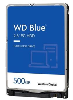 WD HDD Blue 2.5" 500GB - 7200rpm/SATA-III/128MB