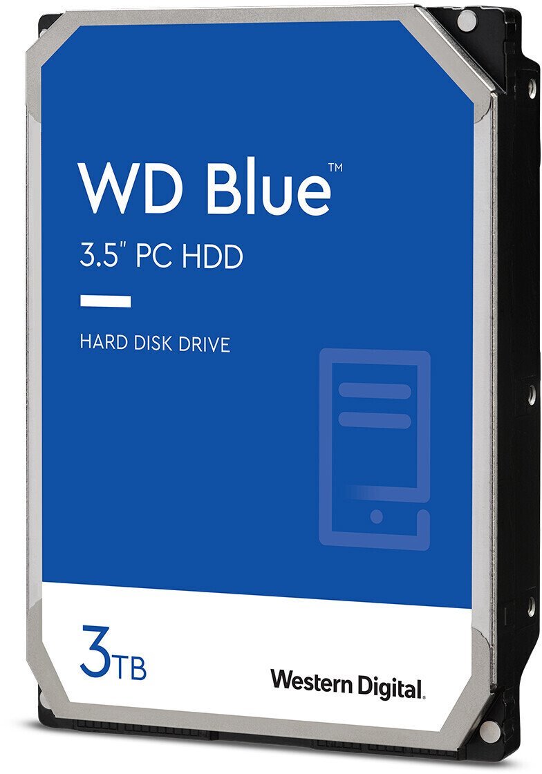 WD HDD Blue 3.5'' 3TB,- 5400rpm/SATA-III/256MB