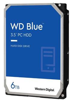 WD HDD Blue 3.5" 6TB - 5400rpm/SATA-III/256MB
