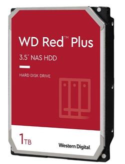 WD HDD Red Plus NAS 3.5'' 1TB - 5400rpm/SATA-III/64MB