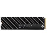 WD SSD Black SN750 M.2 2TB M.2 - PCIe Gen3 x4 NVMe/1200TBW - s chladičem