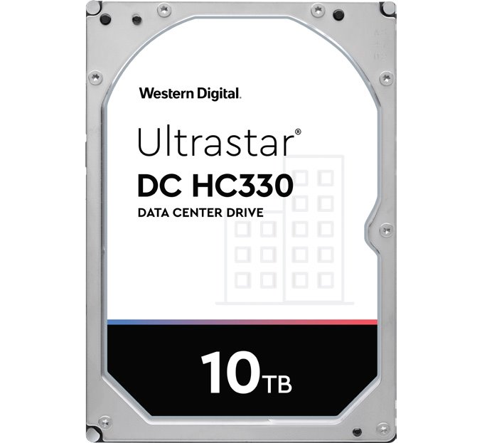 Western Digital Ultrastar DC HC330 3.5in 26.1MM 10000GB 256MB 7200RPM SAS ULTRA 512E SE P3