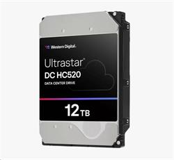 Western Digital Ultrastar DC HC520 3.5in 26.1MM 12000GB 256MB 7200RPM SAS ULTRA 4KN ISE P3