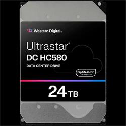 Western Digital ULTRASTAR DC HC580 (3.5’’, 24TB, 512MB, 7200 RPM, SATA 6Gb/s, 512E SE NP3)