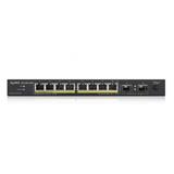 ZyXEL GS1100-10HPv2, unmanage PoE 8x Gigabit, 2x Fiber Uplink, 120 Watt PoE