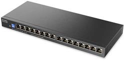 Zyxel GS1100-16EPS Slimline PoE+ 135W 16 port Gigabit Unmanaged Switch