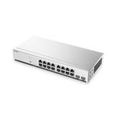 Zyxel GS1915-18v2, 18 Ports, 16x GbE and 2x SFP, rackmount, fanless, Smart Switch hybrid mode, standalone or NebulaFlex