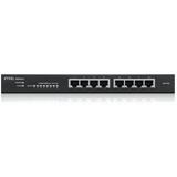 ZyXEL GS1915-8, 8-port GbE Smart hybrid mode Switch, standalone or NebulaFlex Cloud, desktop, fanless